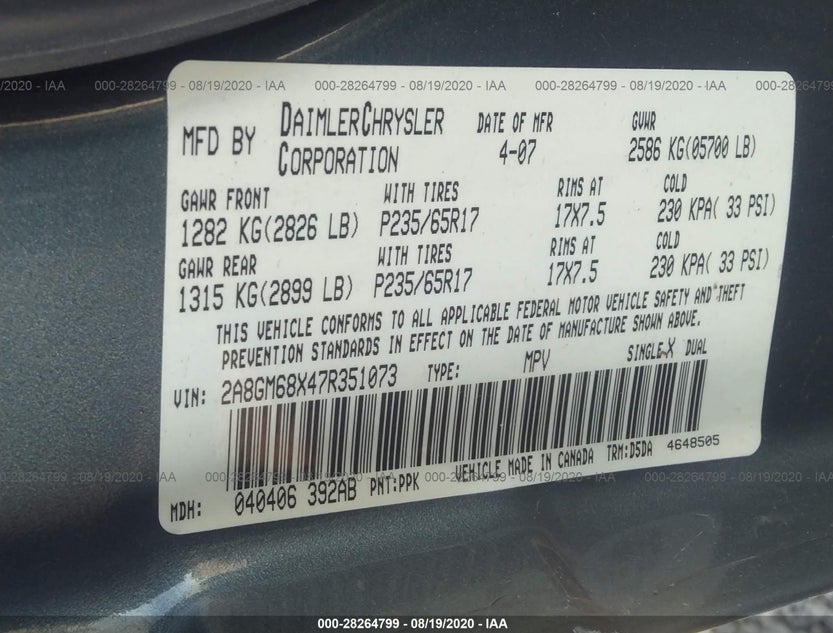 2A8GM68X47R351073