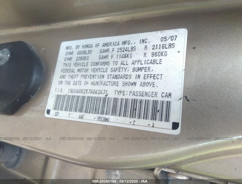 19UUA66257A042471