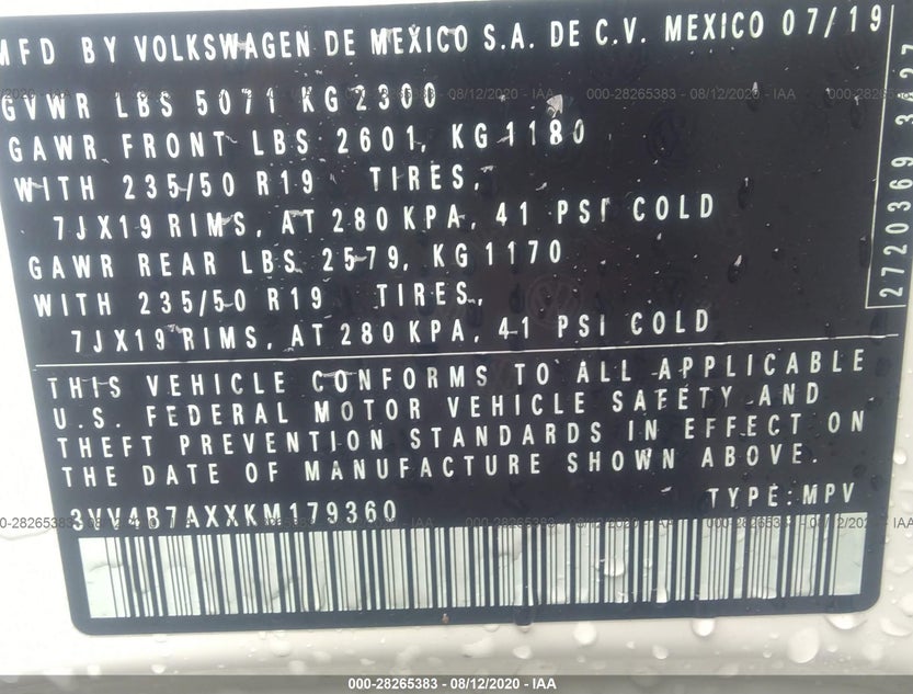 3VV4B7AXXKM179360