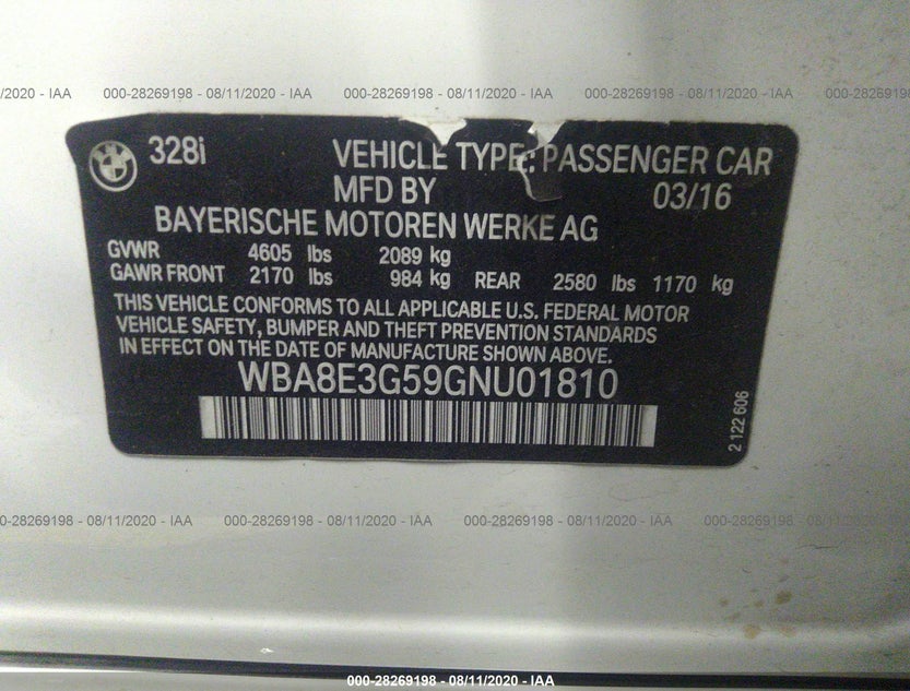 WBA8E3G59GNU01810