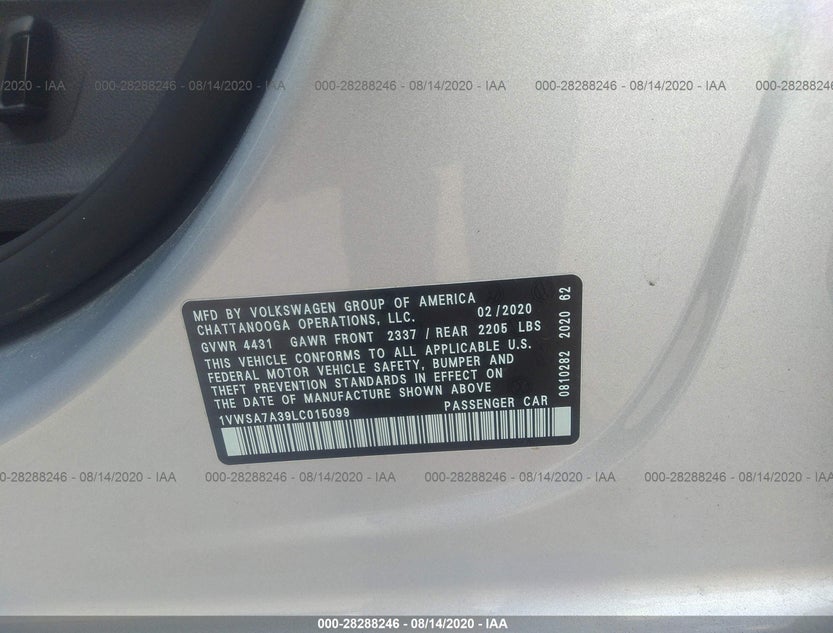 1VWSA7A39LC015099
