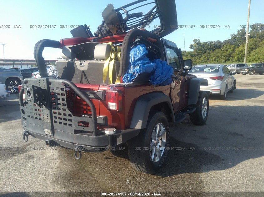 1J4FA54128L519739 2008 JEEP WRANGLER photo no. 4