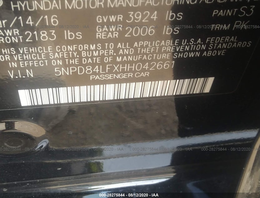 5NPD84LFXHH042661