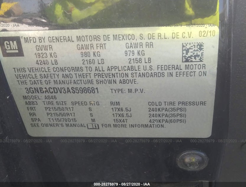 3GNBACDV3AS598681