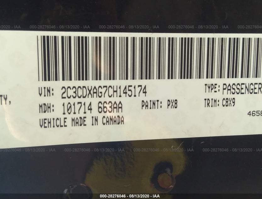 2C3CDXAG7CH145174
