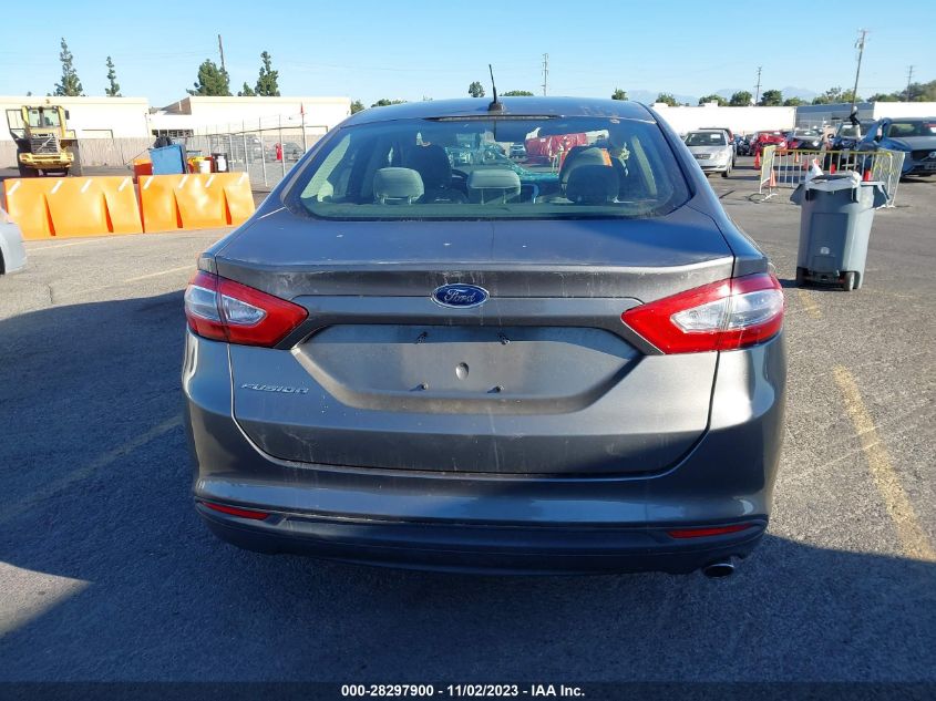 2013 Ford Fusion S VIN: 3FA6P0G73DR127572 Lot: 28297900