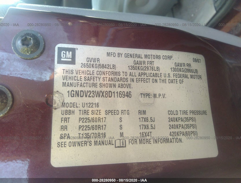 1GNDV23WX8D116946