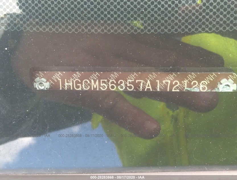 1HGCM56357A172126