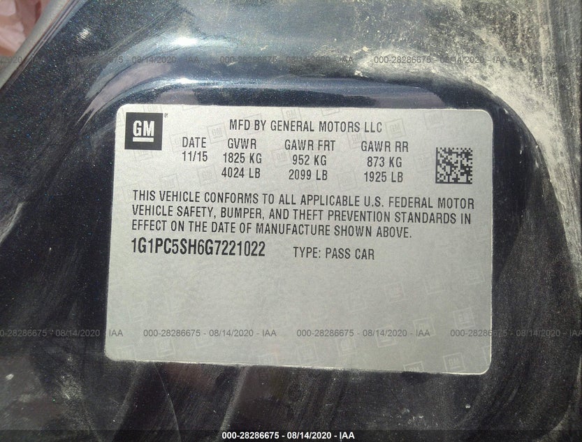 1G1PC5SH6G7221022