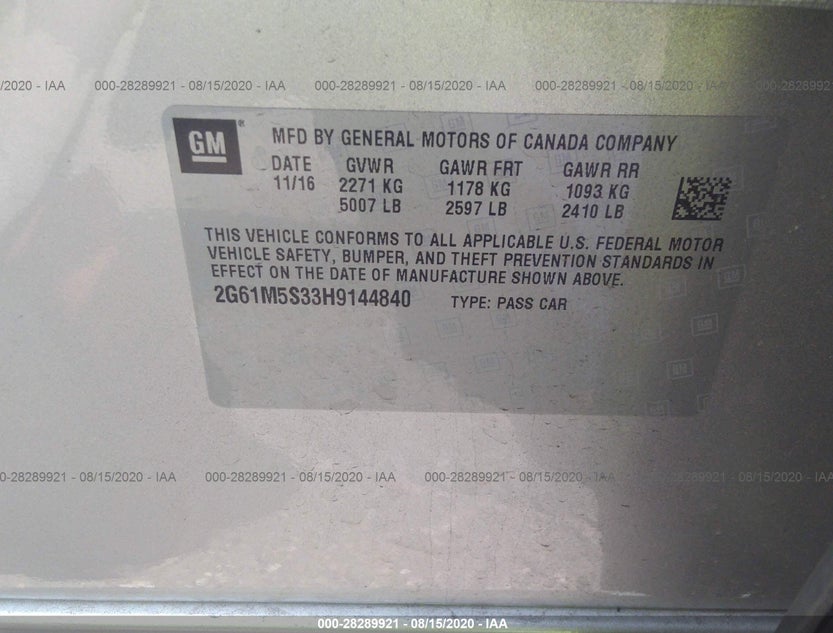 2G61M5S33H9144840
