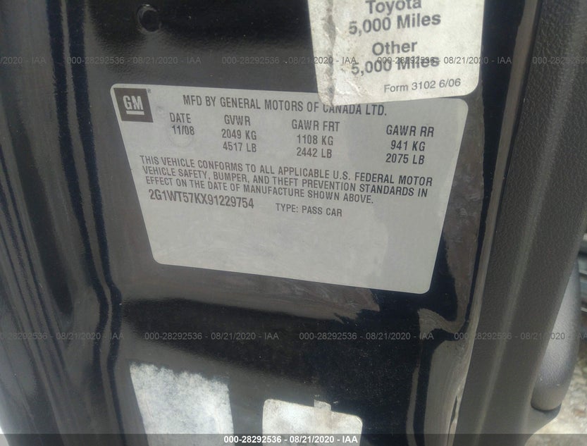2G1WT57KX91229754