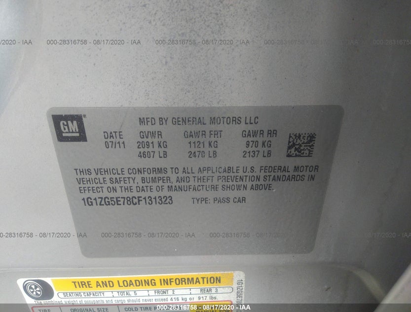 1G1ZG5E78CF131323