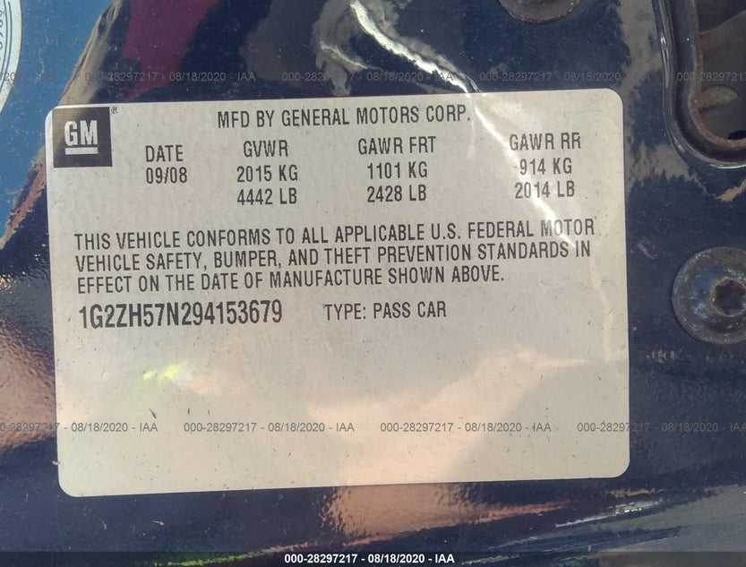 1G2ZH57N294153679