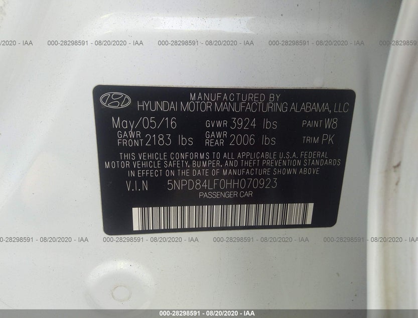 5NPD84LF0HH070923
