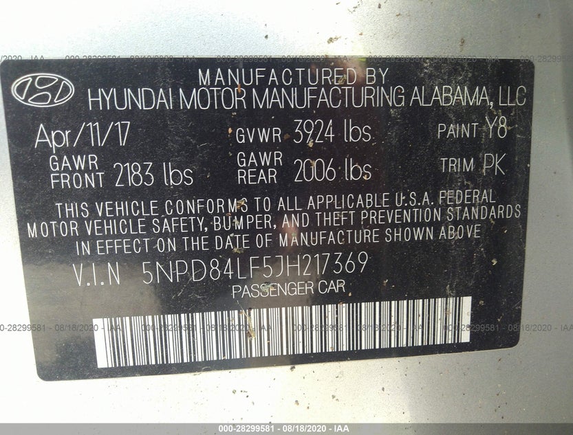 5NPD84LF5JH217369