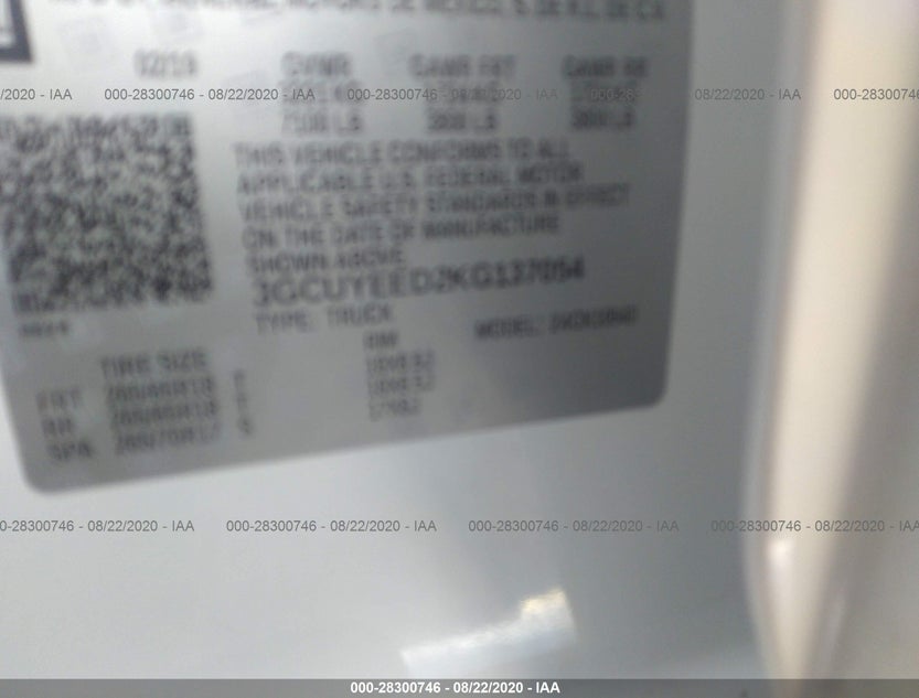 3GCUYEED2KG137054