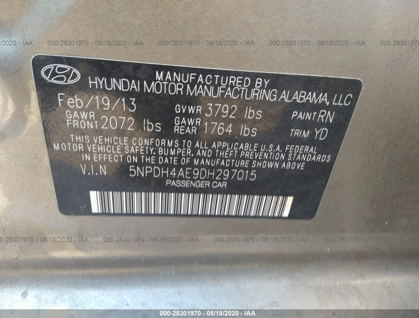 5NPDH4AE9DH297015