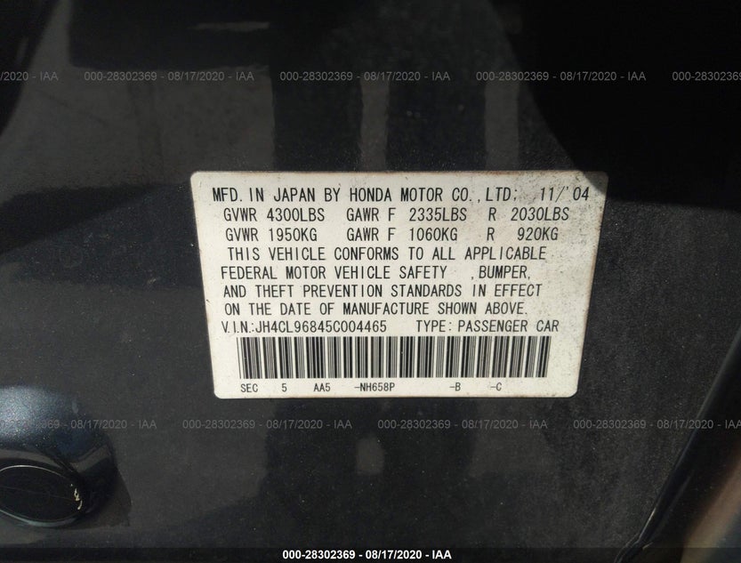JH4CL96845C004465