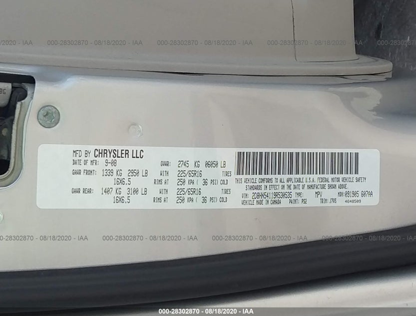2D8HN54119R530535