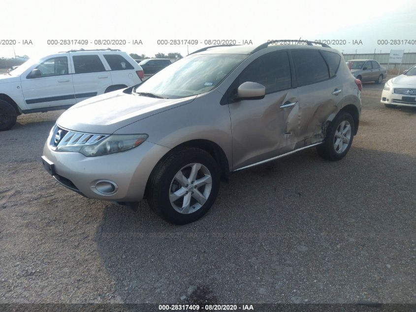 2009 Nissan Murano S VIN: JN8AZ18U29W017159 Lot: 28317409