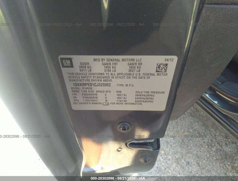 1GKKRPED1CJ320062