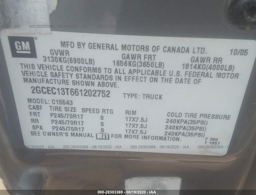 2GCEC13T661202752