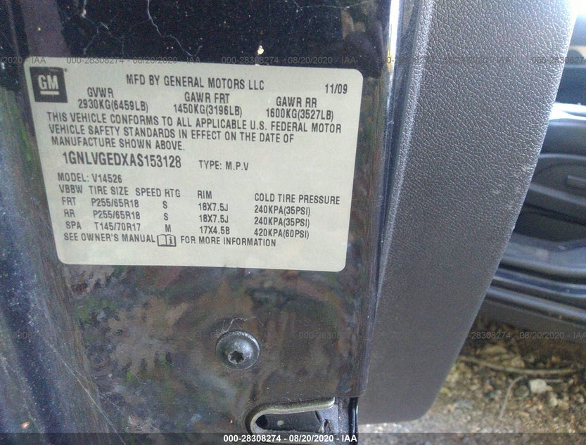 1GNLVGEDXAS153128