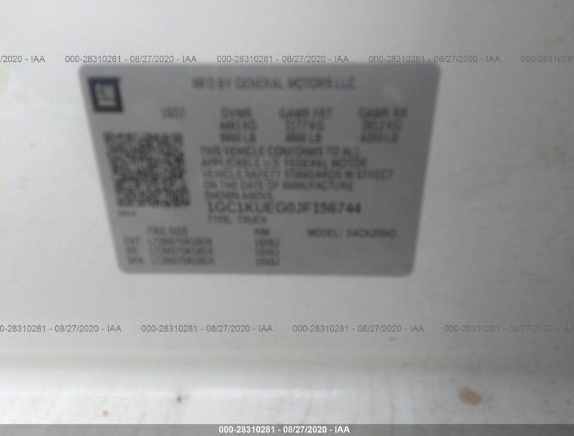 1GC1KUEG0JF156744