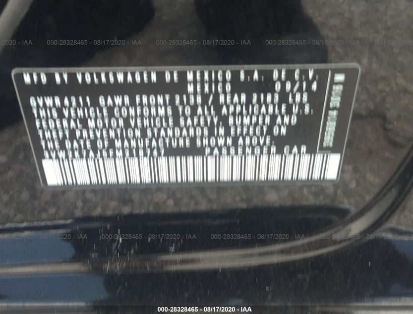 3VW2K7AJ5FM218747