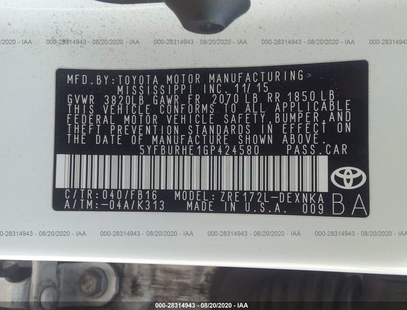 5YFBURHE1GP424580