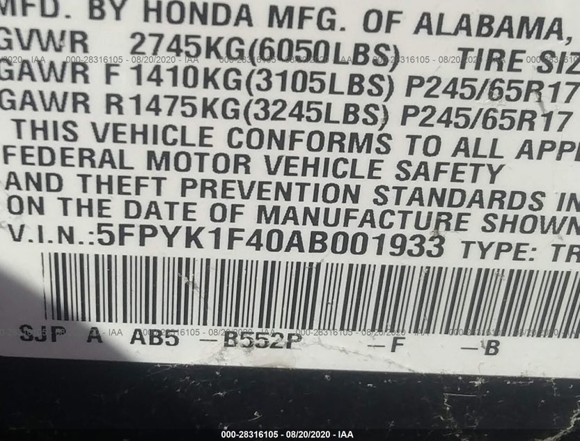 5FPYK1F40AB001933