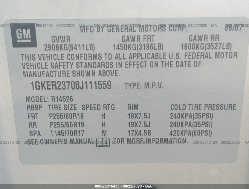 1GKER23708J111559