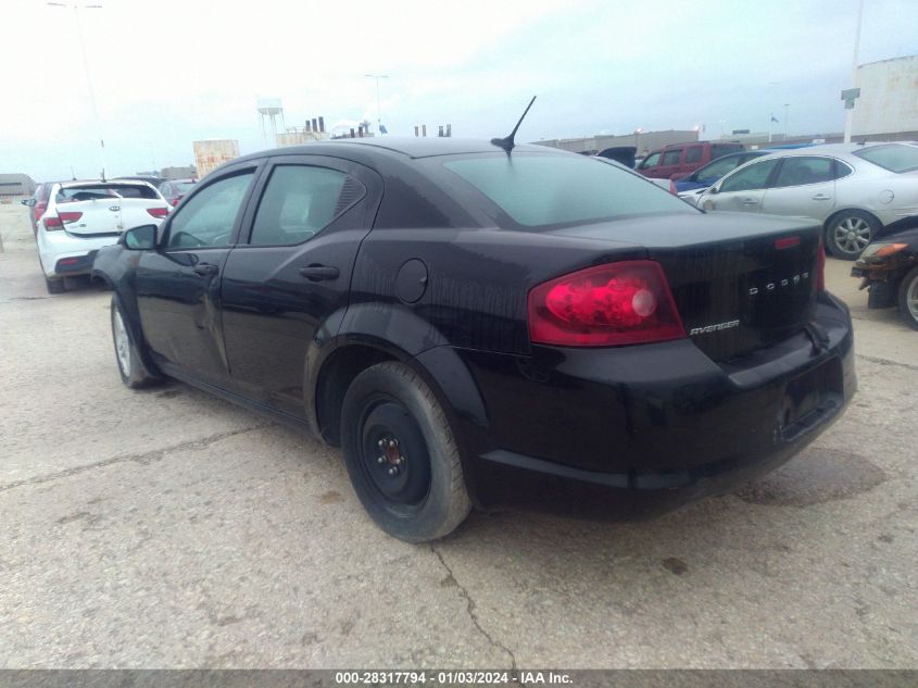 2013 Dodge Avenger Sxt VIN: 1C3CDZCG9DN529037 Lot: 28317794