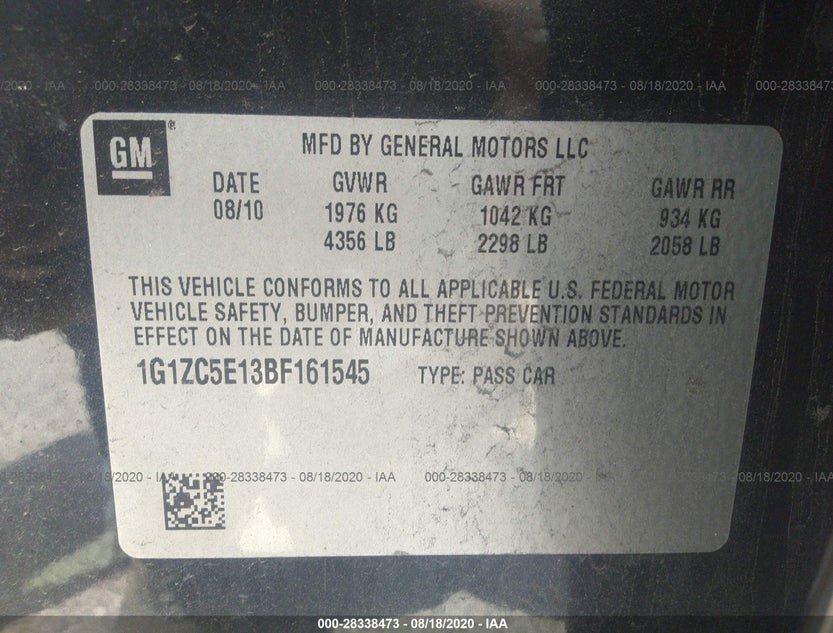 1G1ZC5E13BF161545