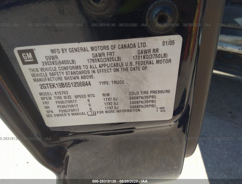 2GTEK19B651256844