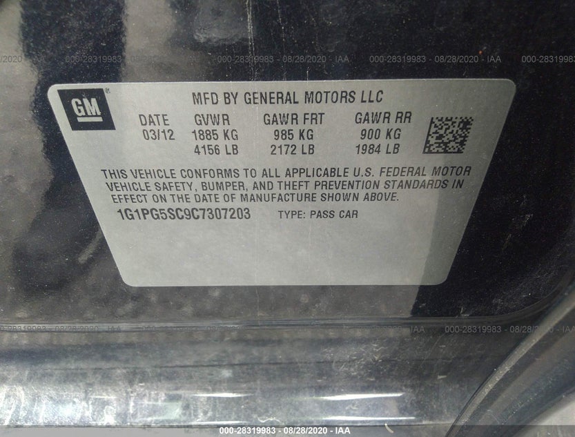 1G1PG5SC9C7307203