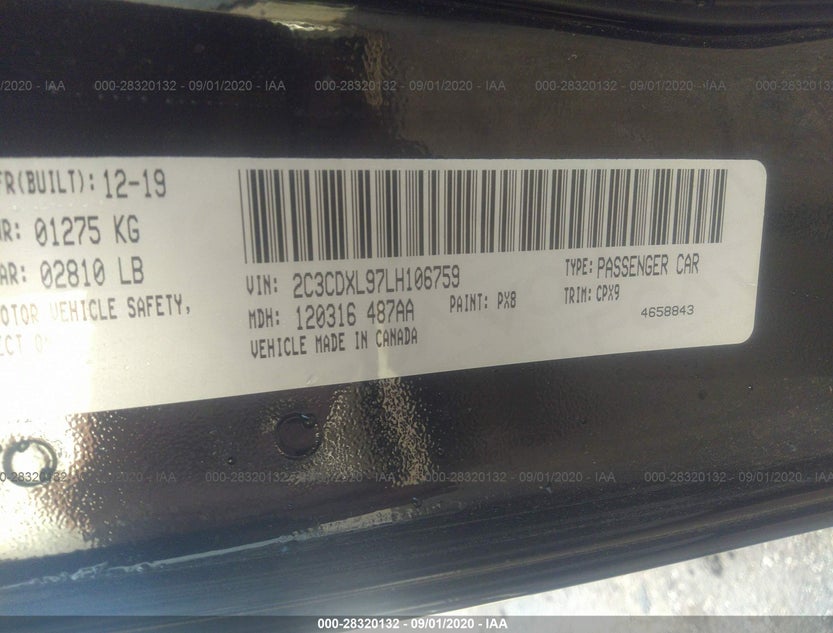 2C3CDXL97LH106759