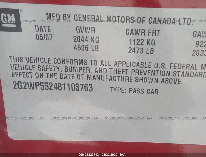 2G2WP552481103763