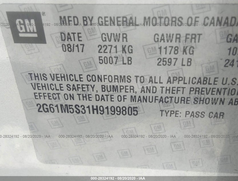 2G61M5S31H9199805