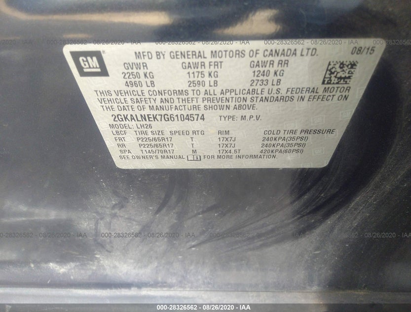 2GKALNEK7G6104574
