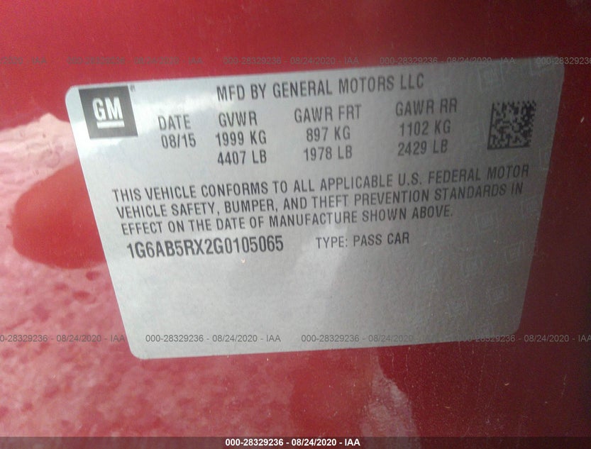 1G6AB5RX2G0105065