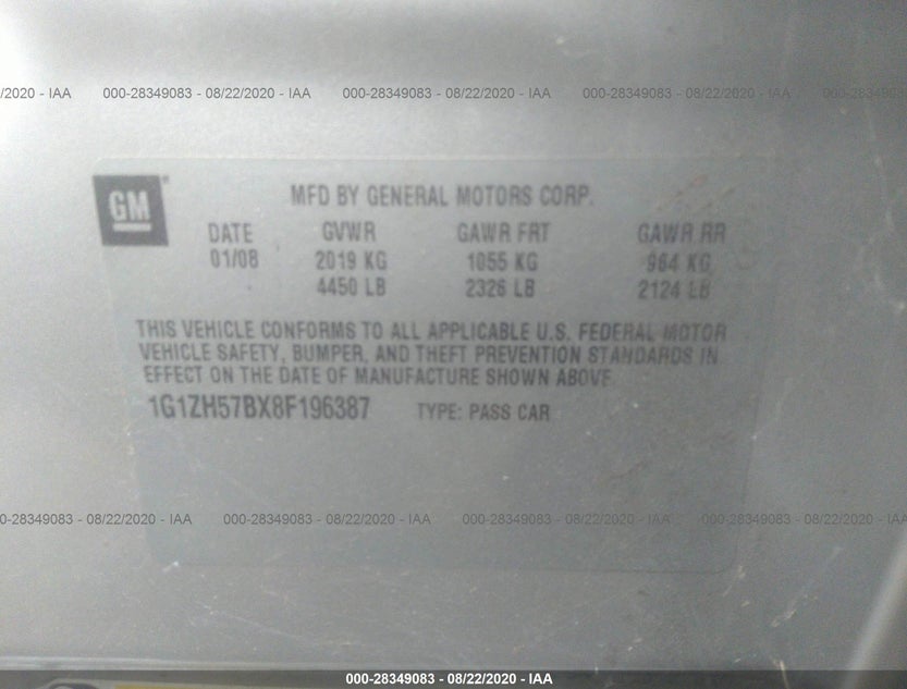 1G1ZH57BX8F196387