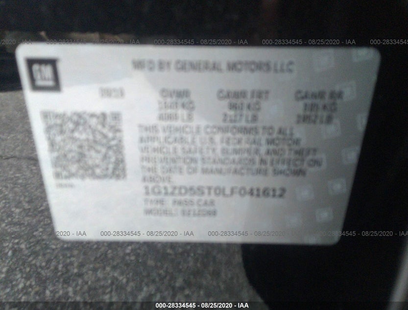 1G1ZD5ST0LF041612