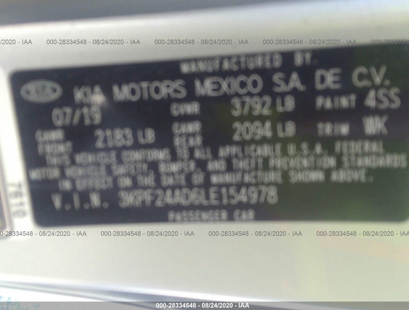 3KPF24AD6LE154978