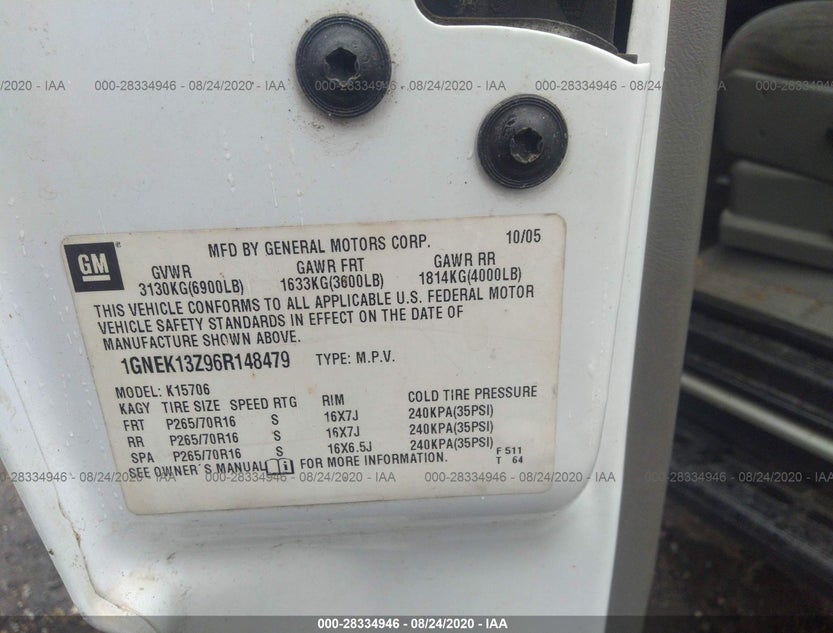 1GNEK13Z96R148479