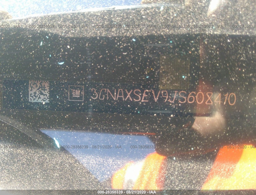 3GNAXSEV9JS608410