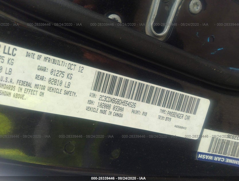 2C3CDXBG8DH554526
