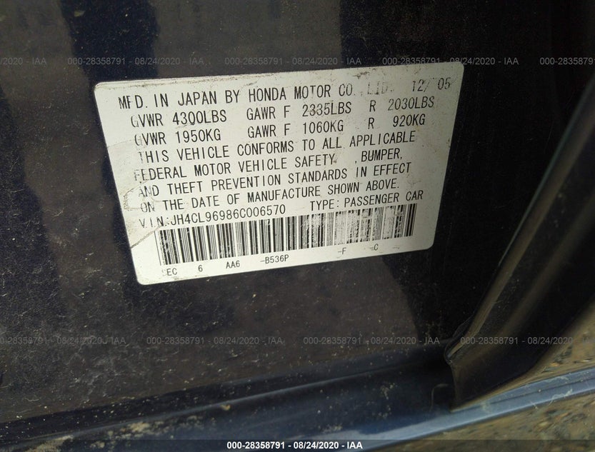 JH4CL96986C006570