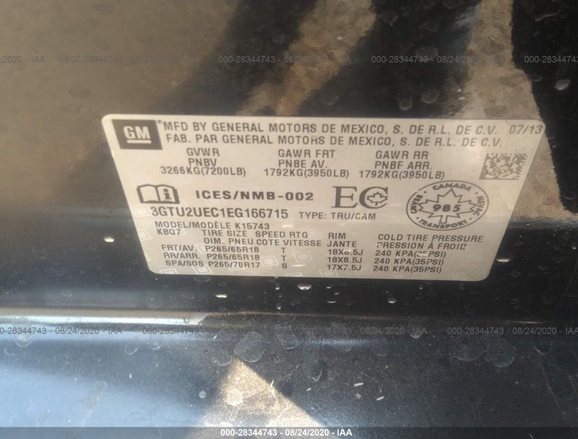 3GTU2UEC1EG166715