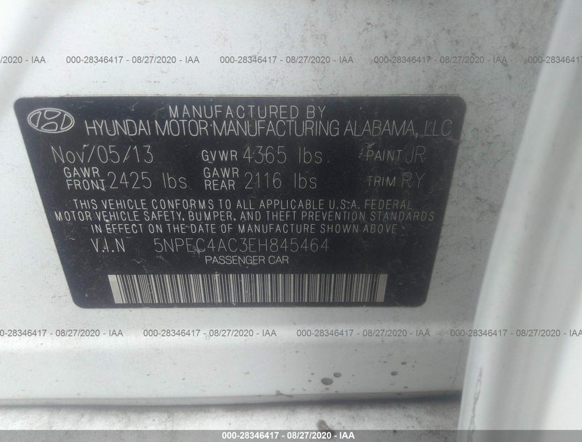 5NPEC4AC3EH845464